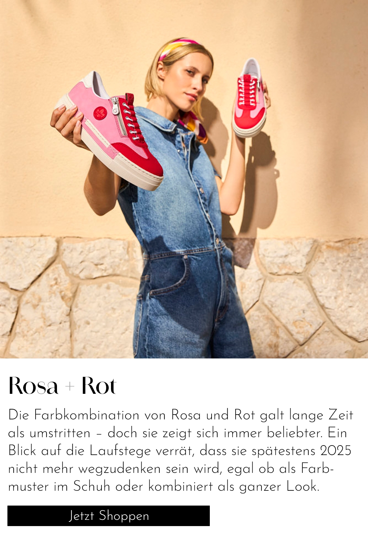 Trendkombi: Rosa + Rot