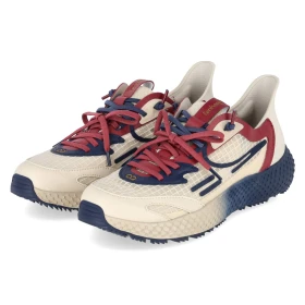 Sneaker EASYHAAG - Beige/Navy/Red