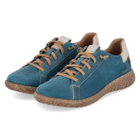 Halbschuhe ANGELINA 06 - TEAL-KOMBI Halbschuhe ANGELINA 06 - TEAL-KOMBI