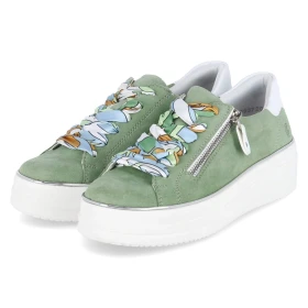 Halbschuhe - grün kombi