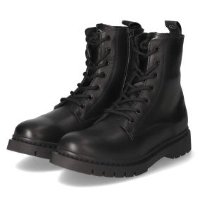 Schnürstiefeletten - black