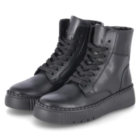 Schnürstiefeletten - SCHWARZ Schnürstiefeletten - SCHWARZ