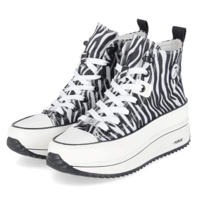 High Sneaker - weiss kombi