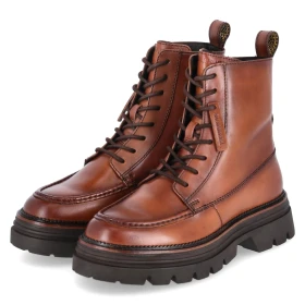 Schnürboots - COGNAC Schnürboots - COGNAC