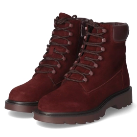 Schnürstiefeletten - Merlot