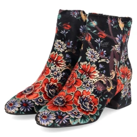 Stiefeletten - black/red