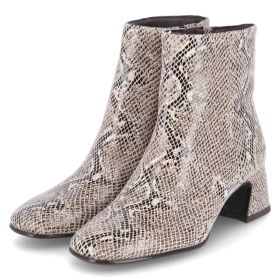 Ankle Boots - BEIGE SNAKE