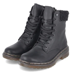 Schnürboots - schwarz