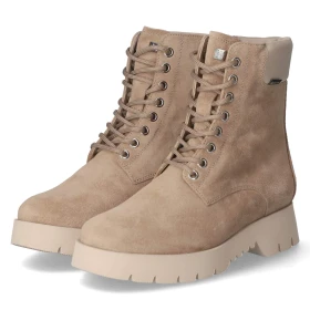 Winterschnürstiefeletten - Taupe