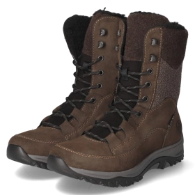 Schnürstiefel - BRAUN