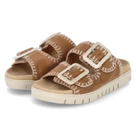 Pantoletten - walnut