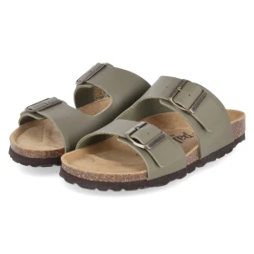 Pantoletten KORMOS - khaki Pantoletten KORMOS - khaki