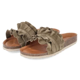 Pantoletten VILNADO - khaki Pantoletten VILNADO - khaki