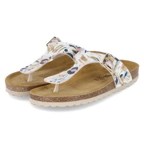 Zehentrenner - Beige Multi