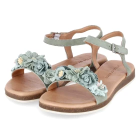 Sandalen ISA - salvia,flowers