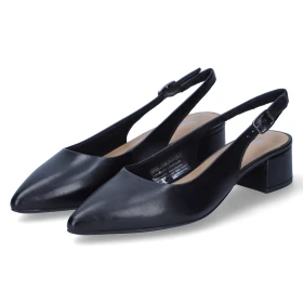 Slingpumps - BLACK LEATHER