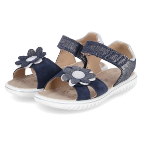 Sandalen SPARKLE - BLAU/SILBER