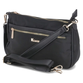 Schultertasche - schwarz