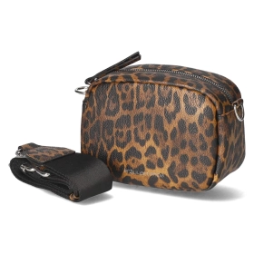 Umhängetasche - black/cognac