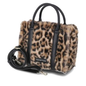 Handtasche - black/cognac