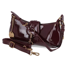 Baguette Bag MARINA PATENT - wine