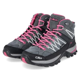 Outdoorschuhe RIGEL MID WMN TREKKING SHOE WP - GREY-FUXIA-ICE
