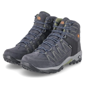 Outdoorstiefeletten PINOS HIGH - anthrazit/grün/orange