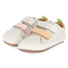 Klettschuhe BOSSY DOWN TO EART - TAPIOCA/ BLOSSOM PINK/ PAPAYA