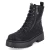 Schnürboots - black micro/stones