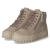 Schnürstiefeletten - taupe