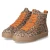 Schnürstiefeletten - leopard