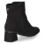 Ankle Boots - Black micro/ stones