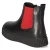 Chelsea Boots - schwarz/rot/schwarz
