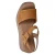 Keilsandaletten - cognac (holz)