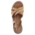 Plateausandalen - cognac