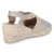 Espadrille-Sandaletten TRITON - platinum