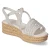 Sandalen - silber/light grey