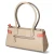 Schultertasche - taupe/coral