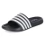 Badepantoletten - Black - White