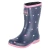 Gummistiefel DOTS - Navy white Pink