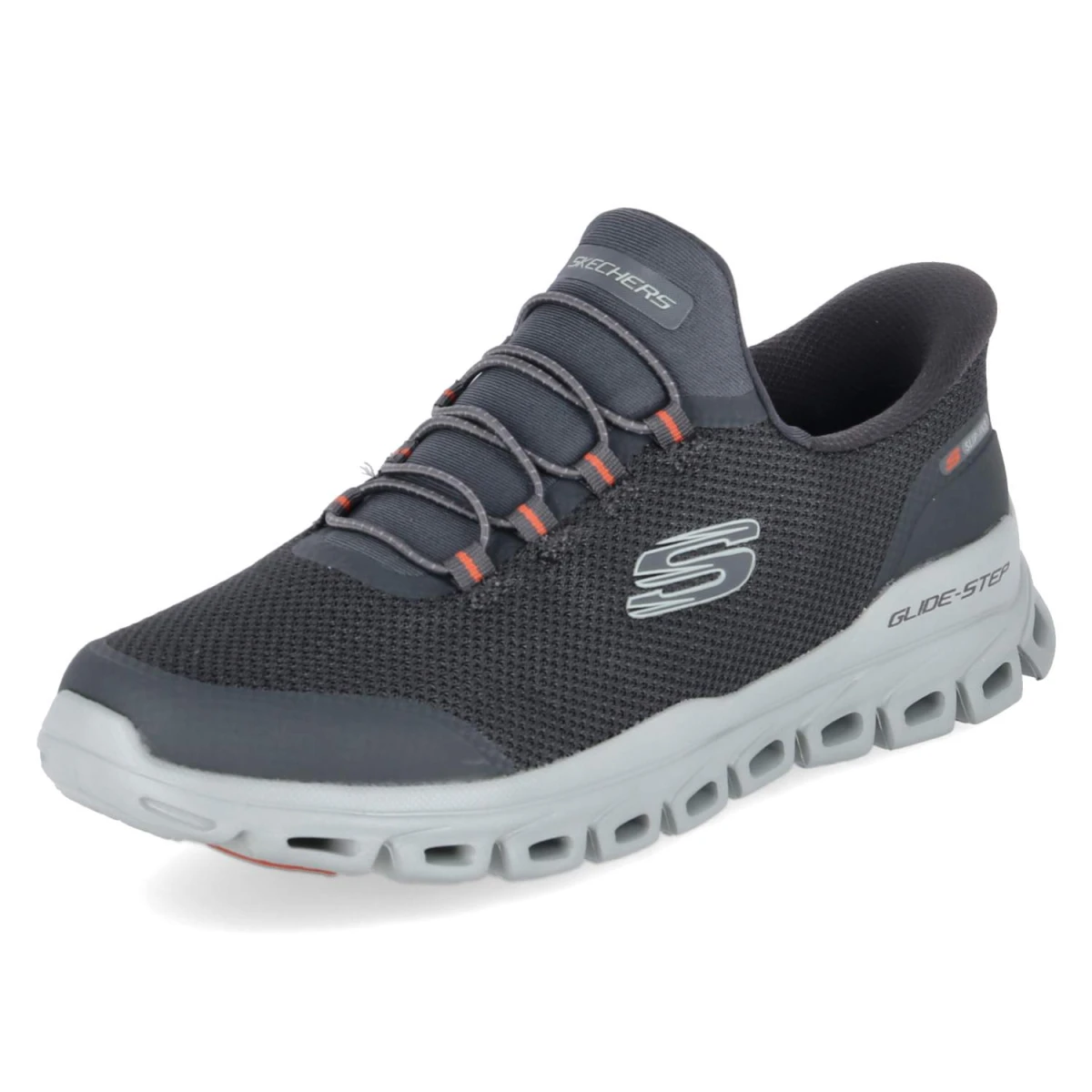 Low Sneaker GLIDE-STEP REMNYNT - charcoal/orange