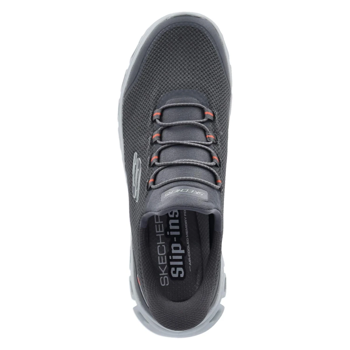 Low Sneaker GLIDE-STEP REMNYNT - charcoal/orange