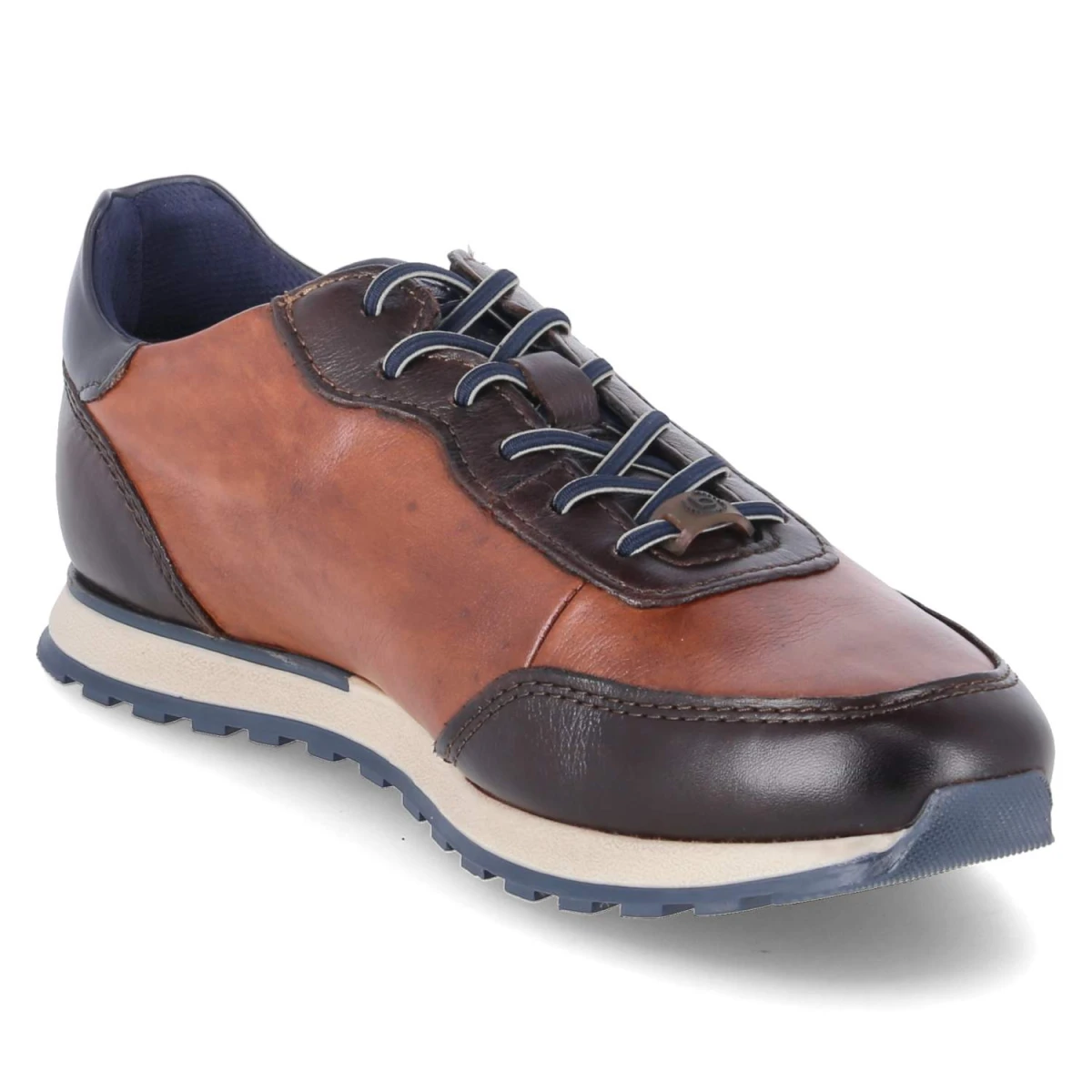Low Sneaker - dark brown / cognac