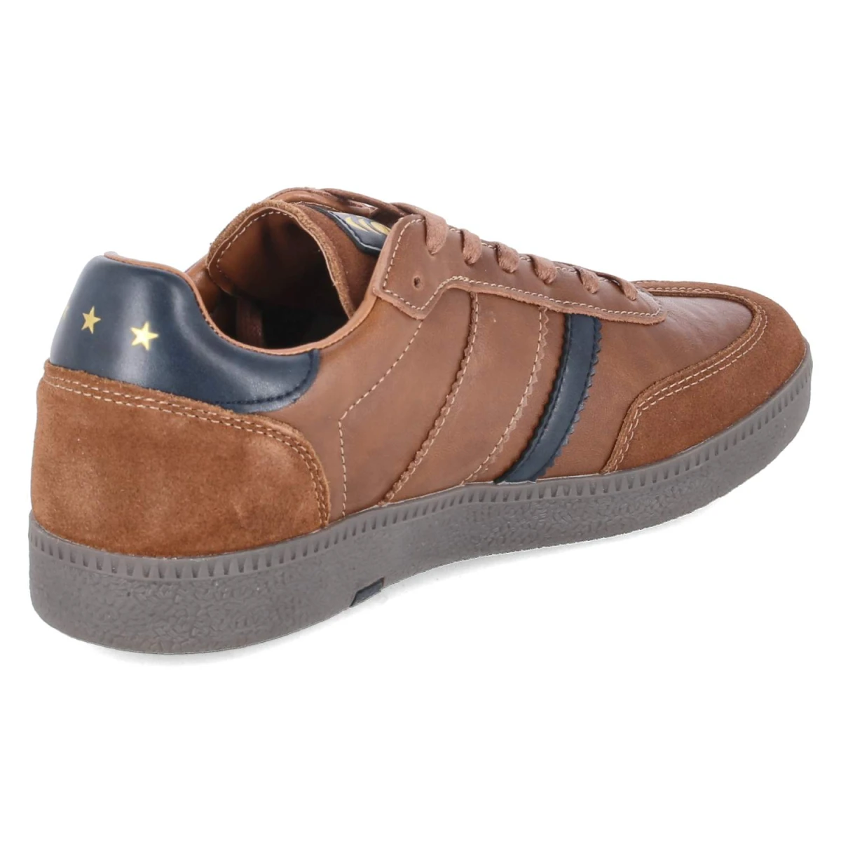 Low Sneaker BALLARE - cognac/navy