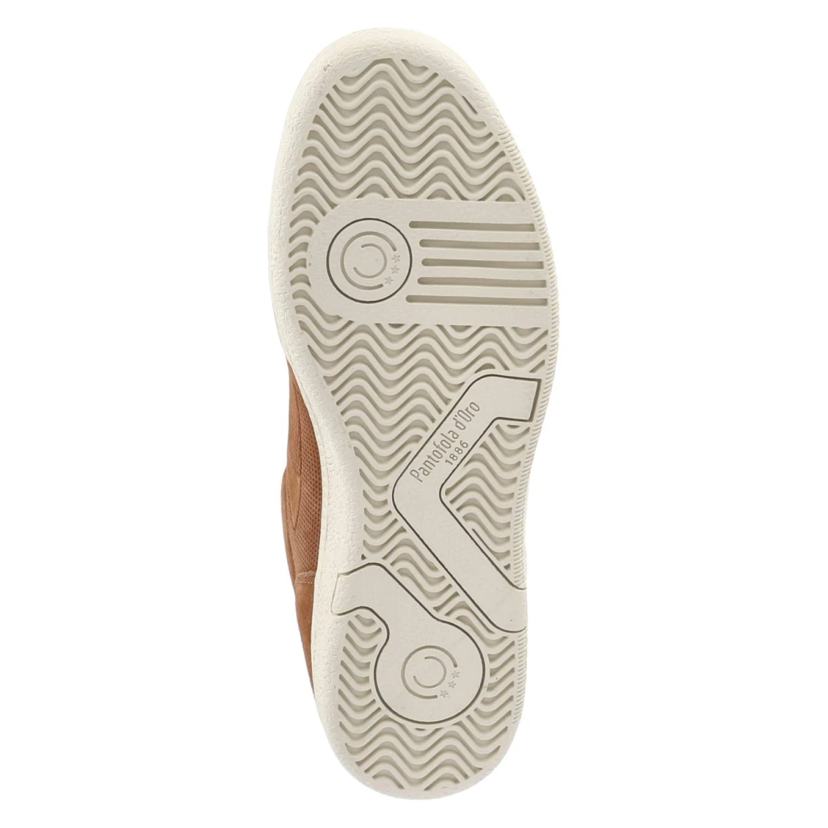 Low Sneaker VELO - cognac/navy