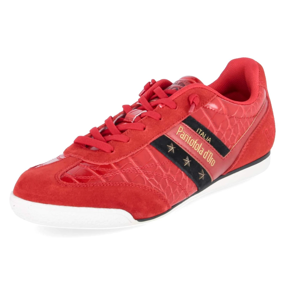 Low Sneaker VASTO SNAKE - red/black