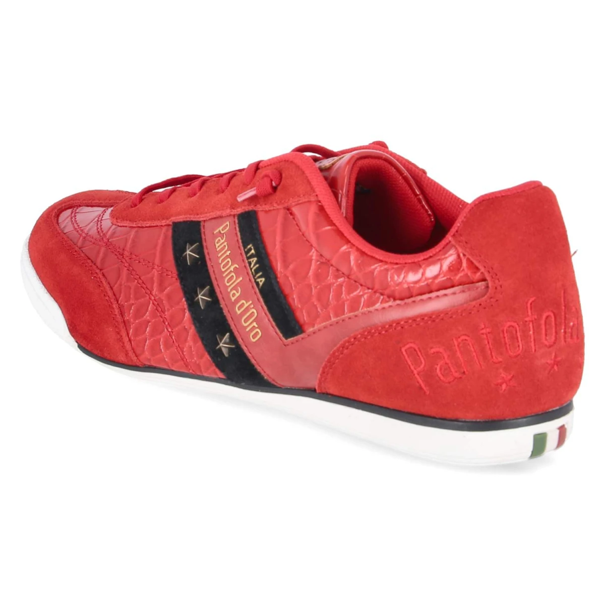 Low Sneaker VASTO SNAKE - red/black