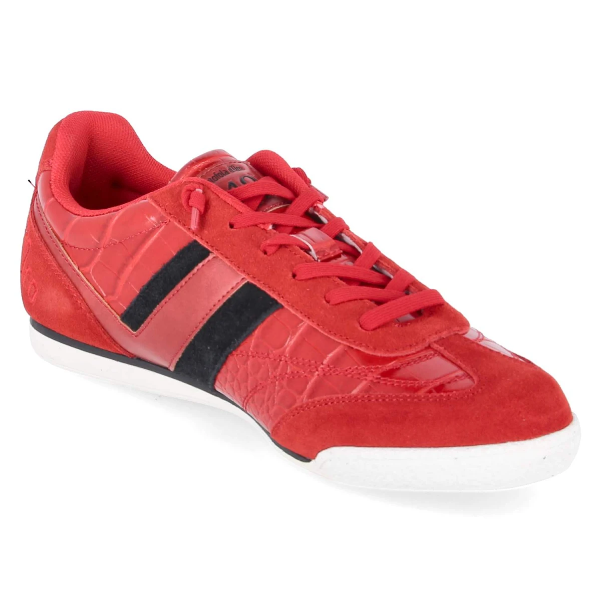 Low Sneaker VASTO SNAKE - red/black