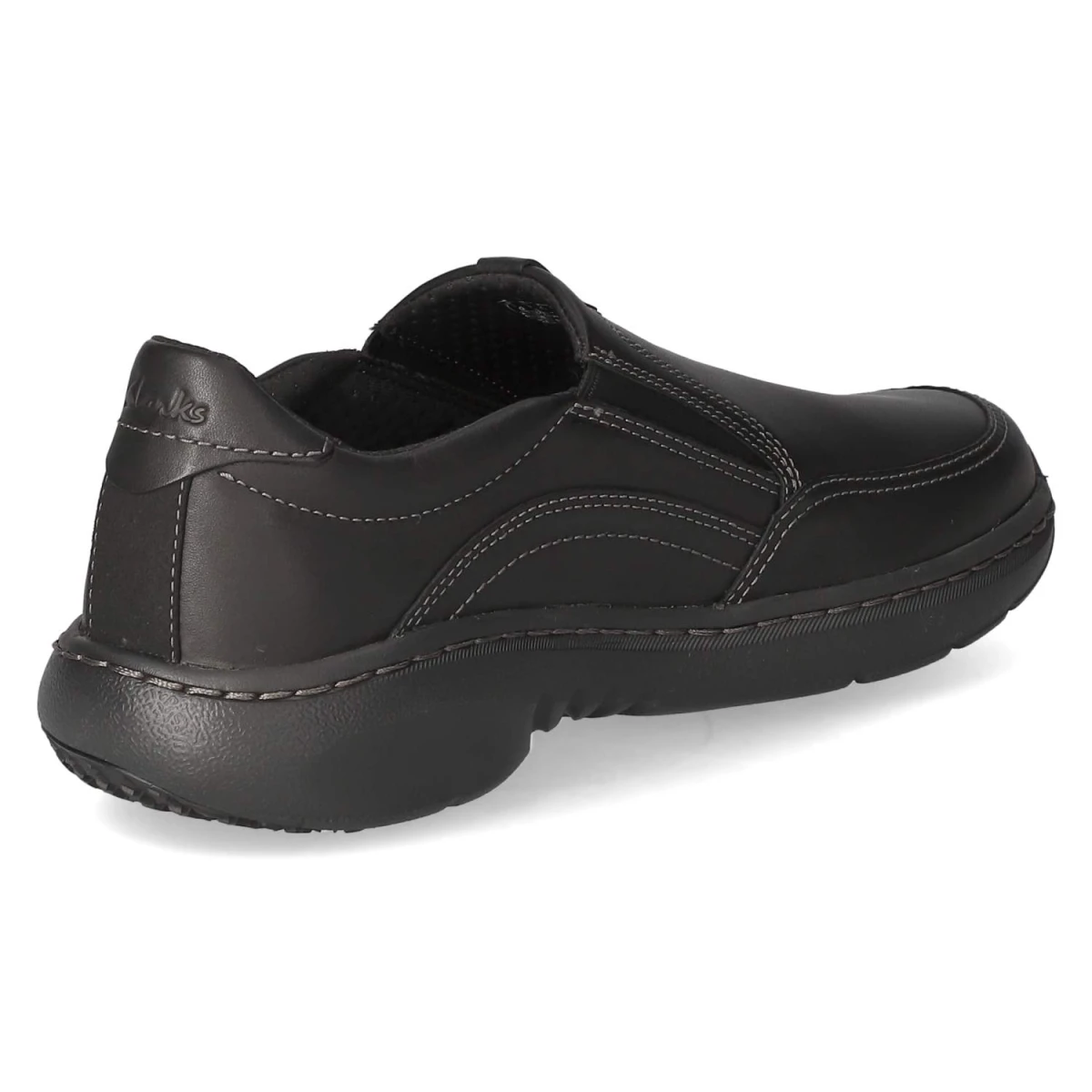 Slipper PRO STEP - BLACK LEATHER