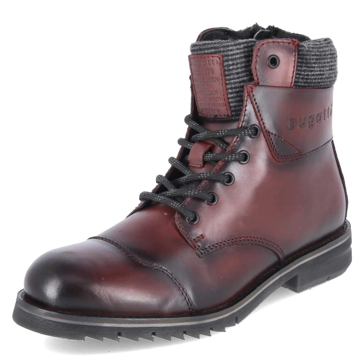 Schnürboots - dark red